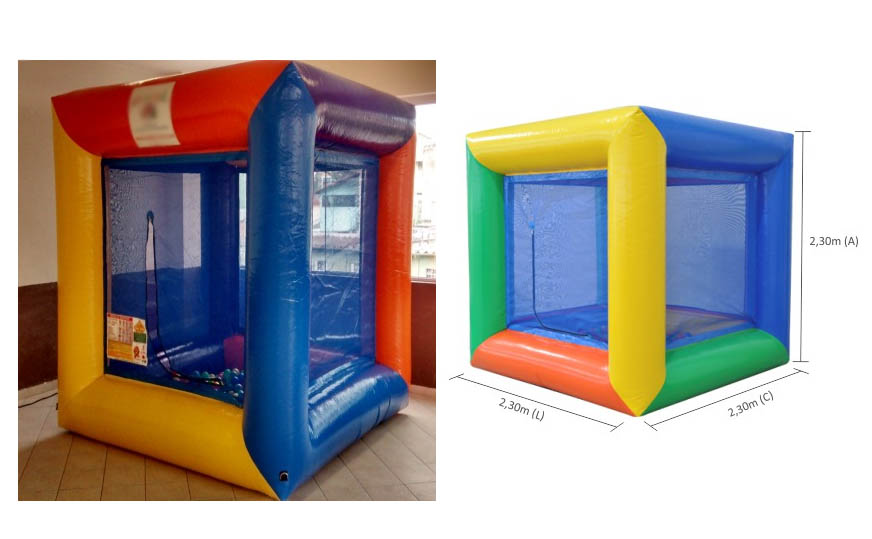 Brinquedo Inflável Cubo Mágico